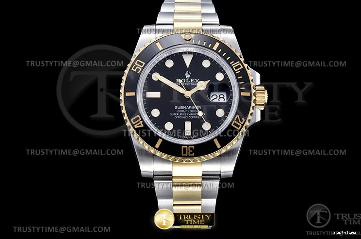 0108 Submariner 116613LN 904L YG SS Blk CLEAN VR GoAnywhere 1088